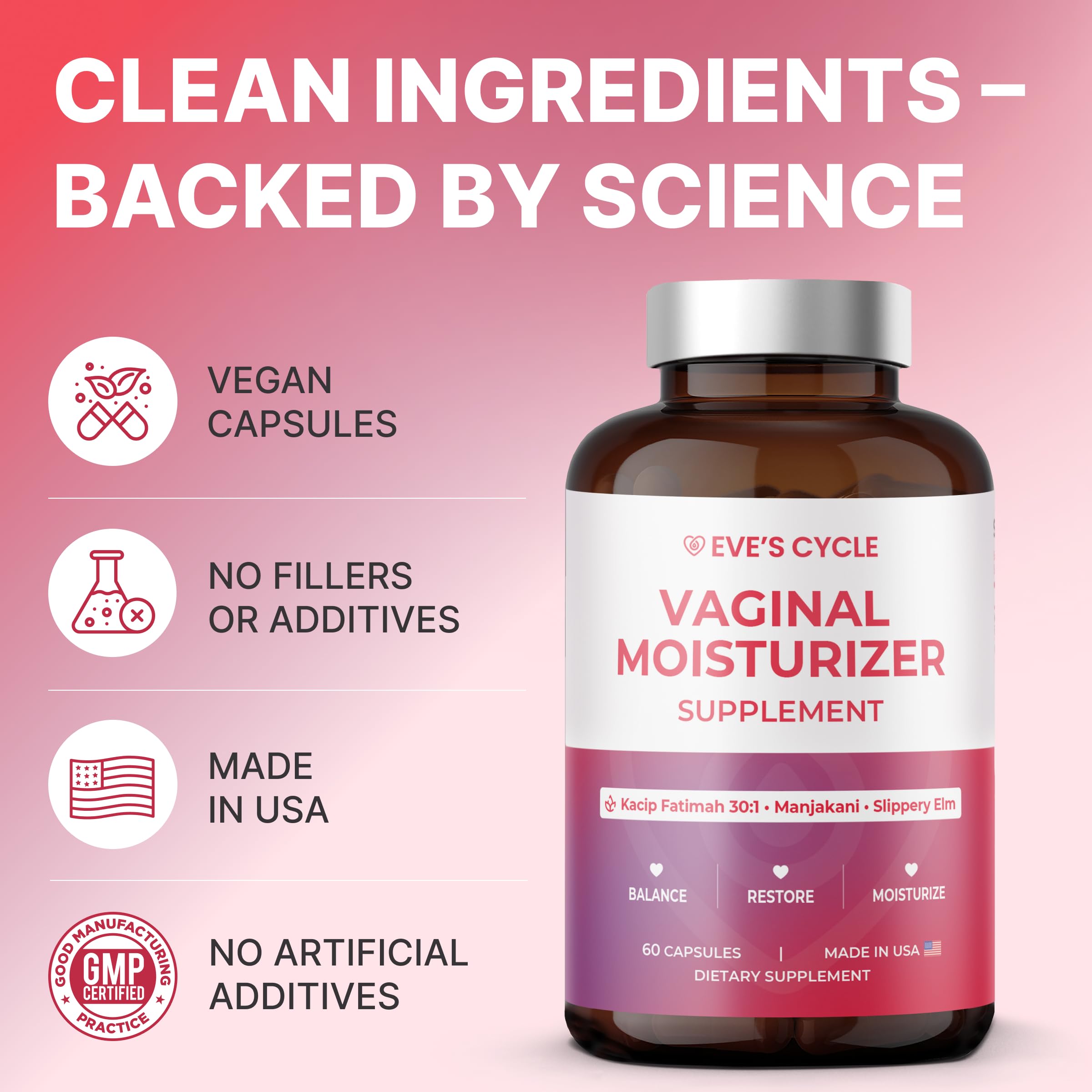 Kacip Fatimah, ingrediente clave de Eve's Cycle para bienestar íntimo.