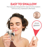 Presentación de Eve's Cycle Nattokinase, fácil de tragar para la vida diaria.