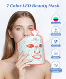 EVFOFO mascarilla LED inalambrica, diseño sin cables para uso cómodo en casa