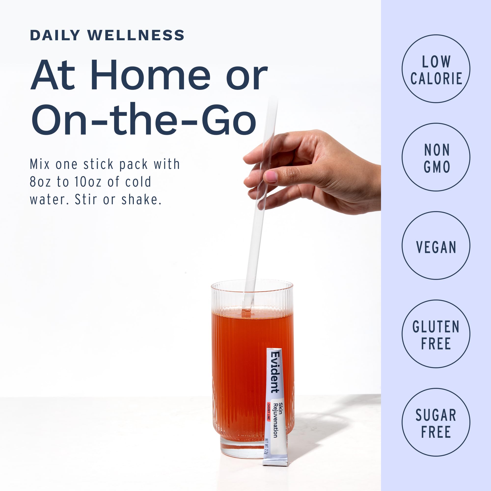 EVIDENT WELLNESS Skin Rejuvenation: CollaBZEn para soporte de firmeza de la piel