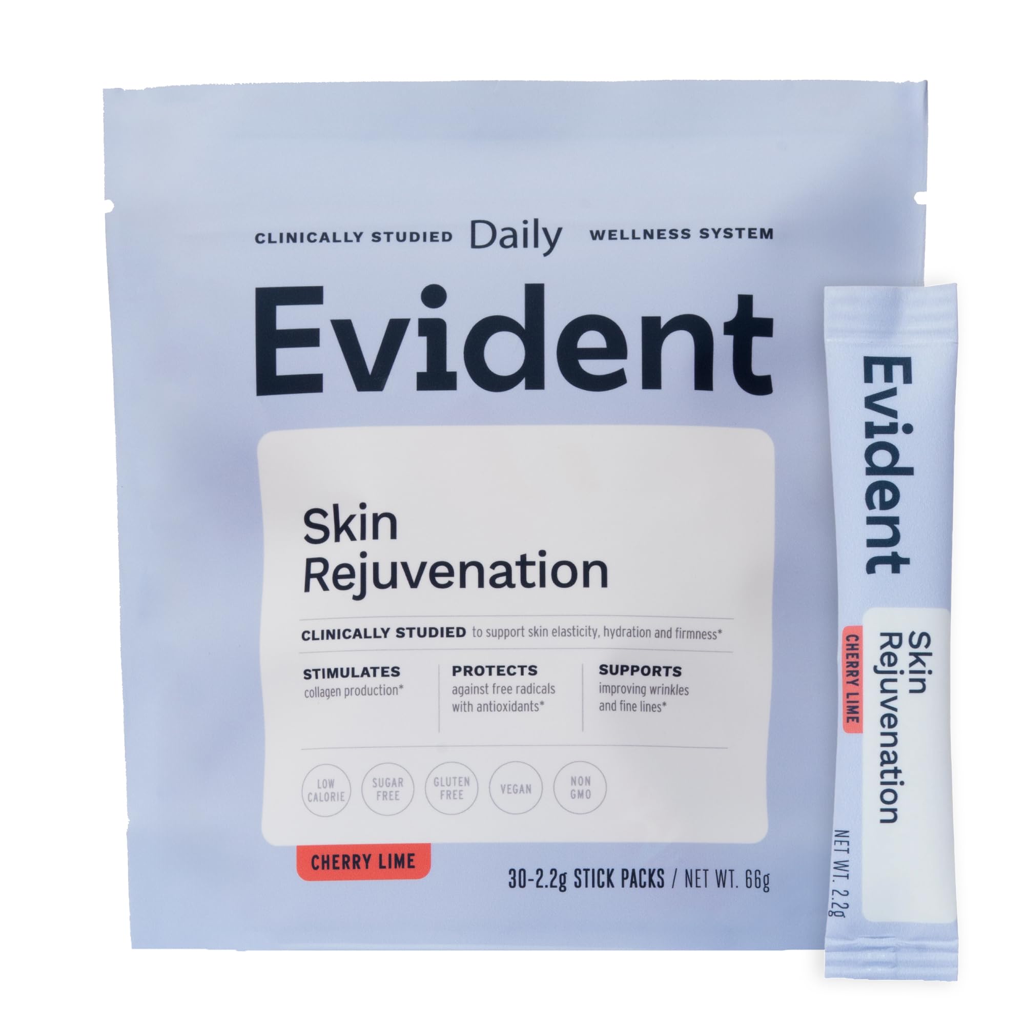 EVIDENT WELLNESS Skin Rejuvenation: pack de sticks para uso diario cómodo