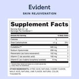 EVIDENT WELLNESS Skin Rejuvenation: vitaminas C y E para antioxidantes y cuidado diario