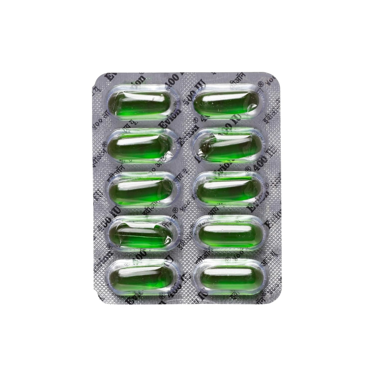Evion 50 cápsulas de vitamina E para piel radiante y saludable.
