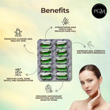 Evion vitamina E para acné, cuidado de la piel.