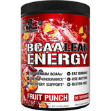 EVL BCAA Lean Energy: polvo energizante con cuchara medidora para entrenar