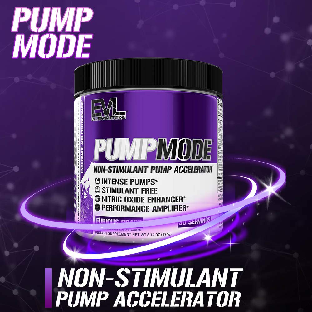 EVL PumpMode ingrediente HydroMax con glicerol para mayor hidratación muscular.