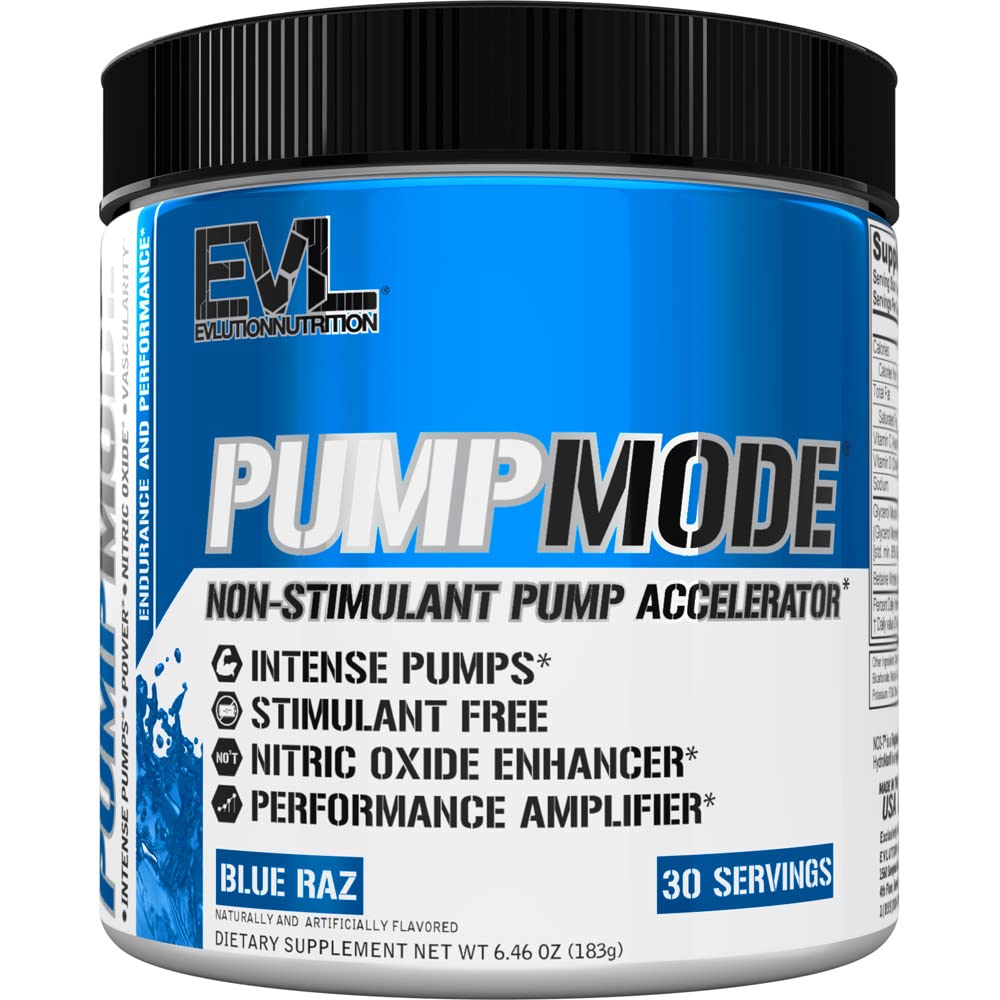 EVL PumpMode polvo óxido nítrico listo para mejorar los bombeos y la vascularidad.