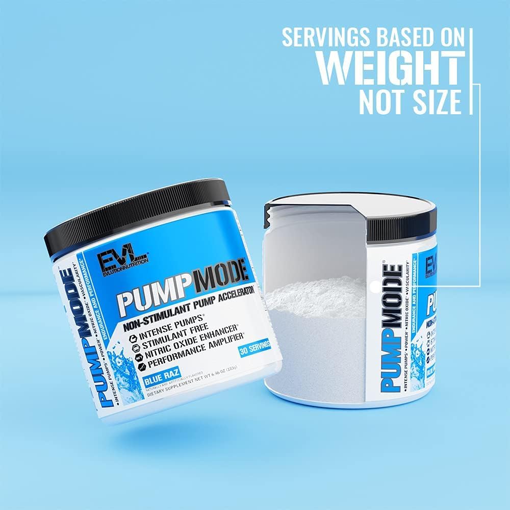 EVL PumpMode sabor Frambuesa Azul para una experiencia de entrenamiento agradable.