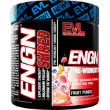 EVL ENGN Shred, pre-entrenamiento listo para mejorar concentración durante series.