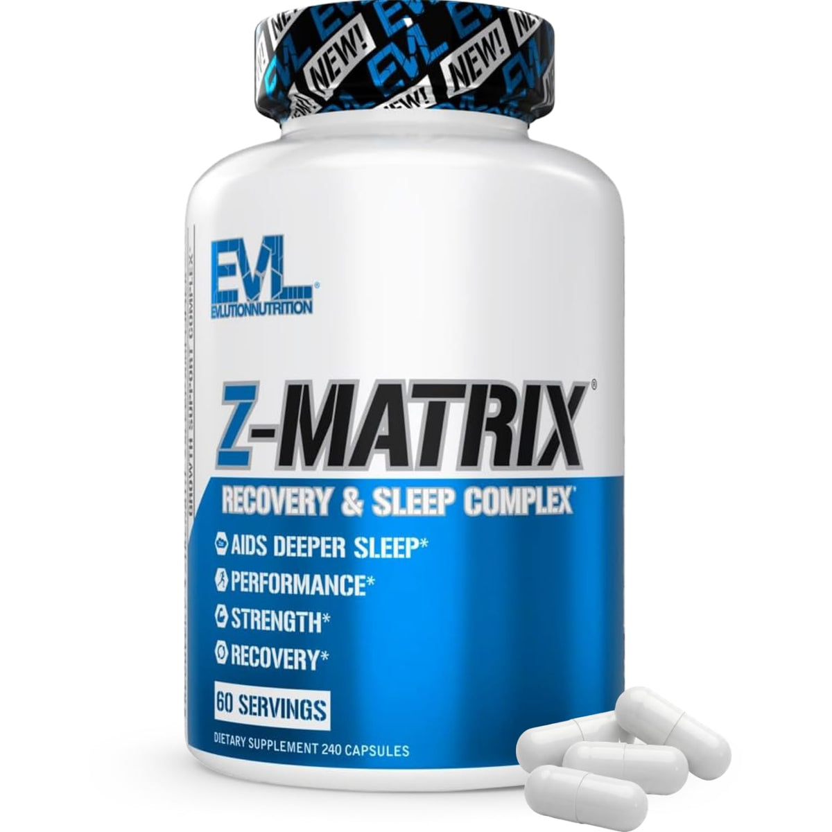 EVL ZMatrix botella frontal para recuperación muscular y descanso