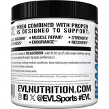 Evlution BCAAs pre-entrenamiento sin estimulantes, opción para energía sostenida