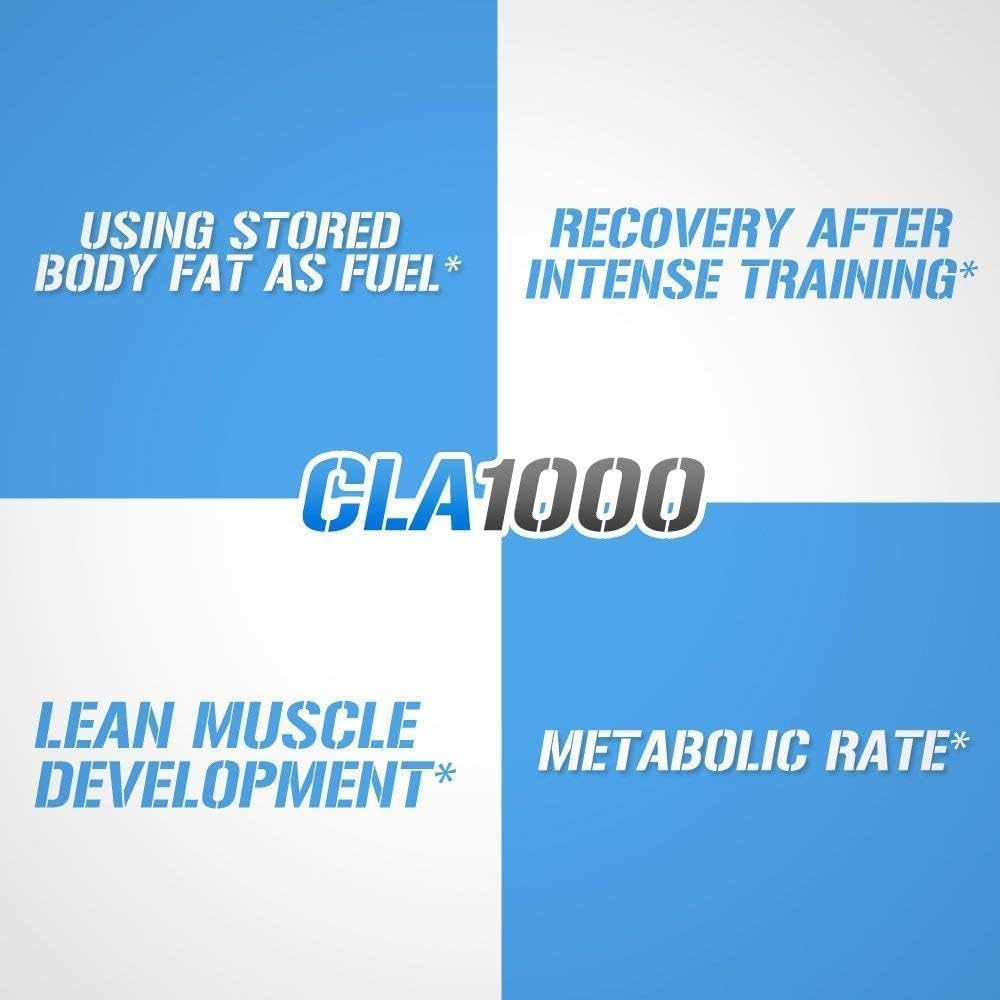 Evlution CLA 1000mg, paquete de 180 cápsulas, conveniente para la rutina semanal.