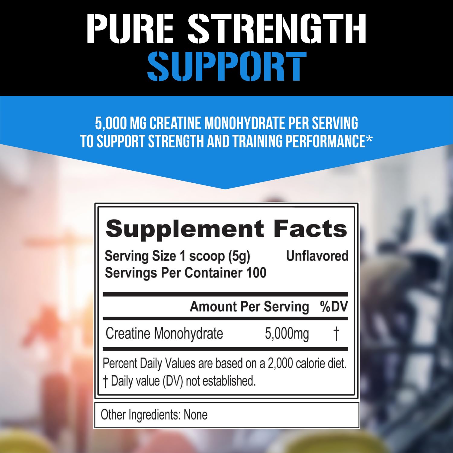 EVLUTION Creatine5000, dispersión suave en bebida tras entreno