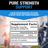 EVLUTION Creatine5000, dispersión suave en bebida tras entreno