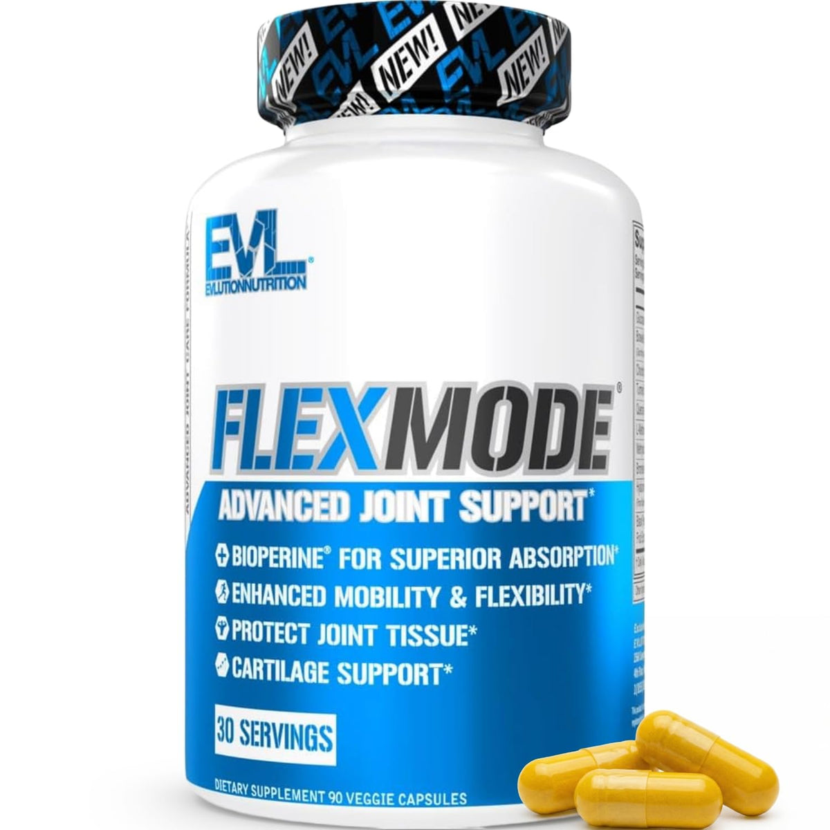 Evlution FLEXMODE cápsula articulación para movilidad diaria y soporte.