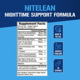 Tabletas NiteLean sobre mesa, toma rápida antes de dormir.