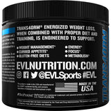 Trans4orm Evlution — display en tienda destacando sabor arándano azul