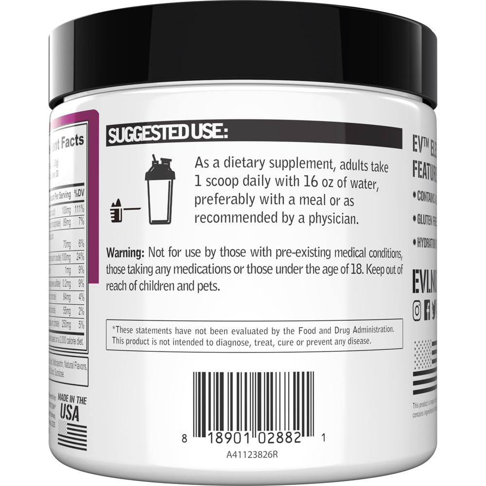 Vaso con solución de Evlution Electrolytes lista para beber tras entrenamiento