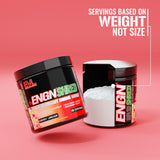 EVL Ultimate Pre Entrenamiento etiqueta que destaca beta alanina y otros ingredientes