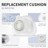 Evoclean AirFit F40: cojin silicona disponible en dos tallas para mejor adaptación.