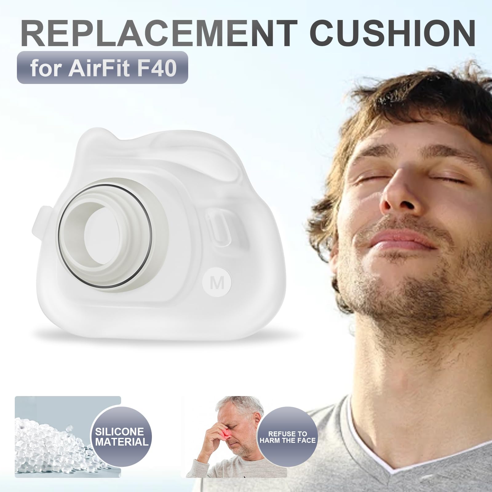 Evoclean AirFit F40: compatibilidad con piezas originales para uso fiable.