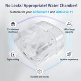 Evoclean tanque de agua HumidAir, capacidad estable para sesiones nocturnas.
