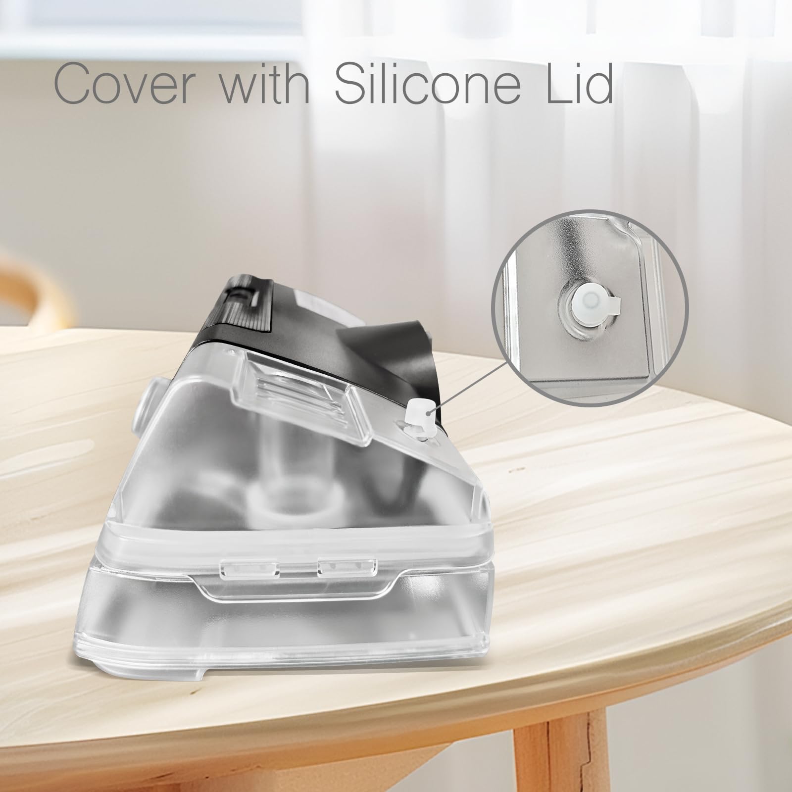 EvoClean tapa de silicona con cubierta, 2 piezas incluidas.