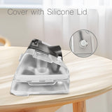 EvoClean tapa de silicona con cubierta, 2 piezas incluidas.
