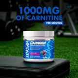 Evogen Carnigen, mezcla con agua fría, sabor uva refrescante