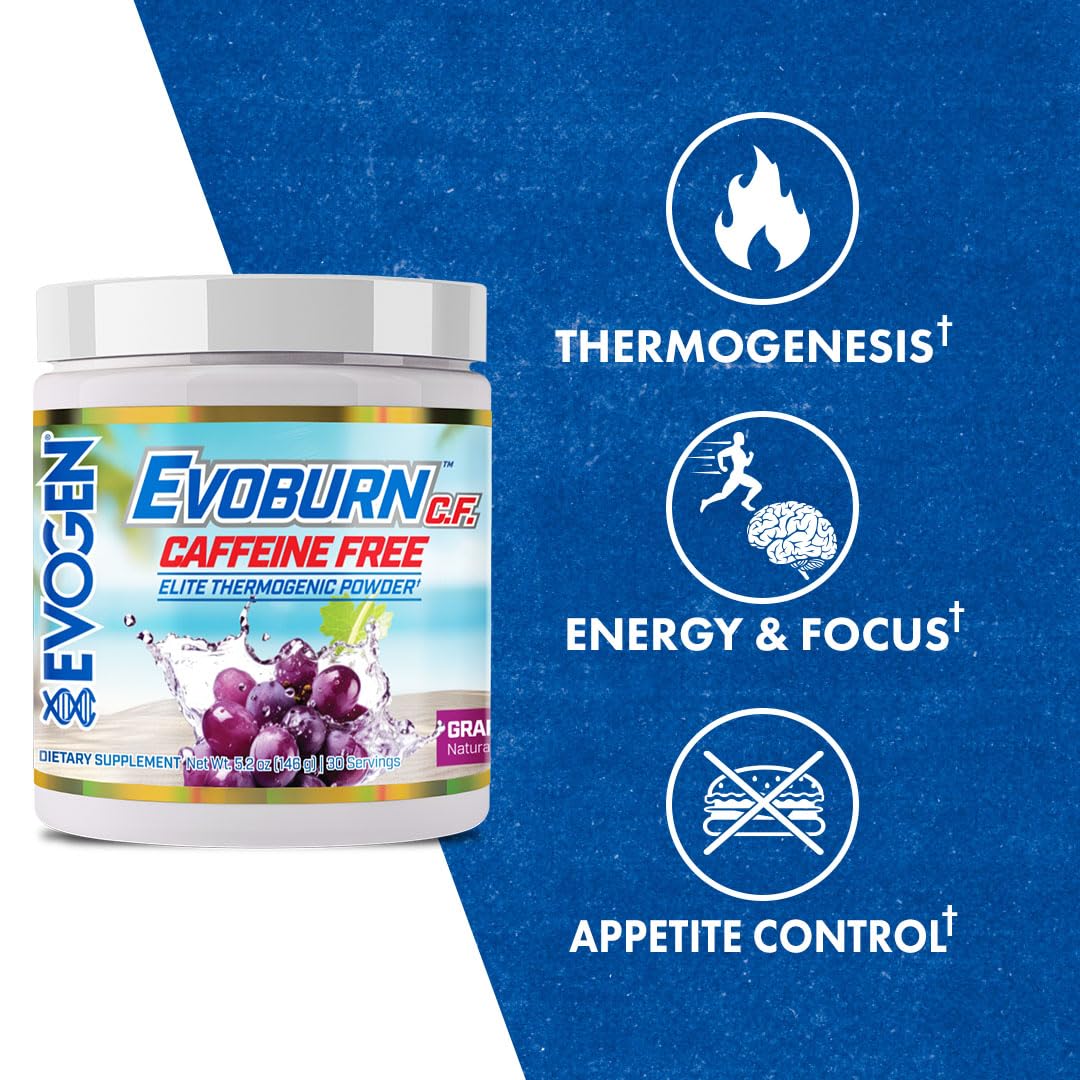 Evogen Evoburn sin cafeína: usuario entrenando con enfoque sostenido.