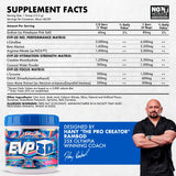 Evogen EVP 3D, cuchara medidora, dosifica fácilmente para sesiones consistentes sin estimulantes.