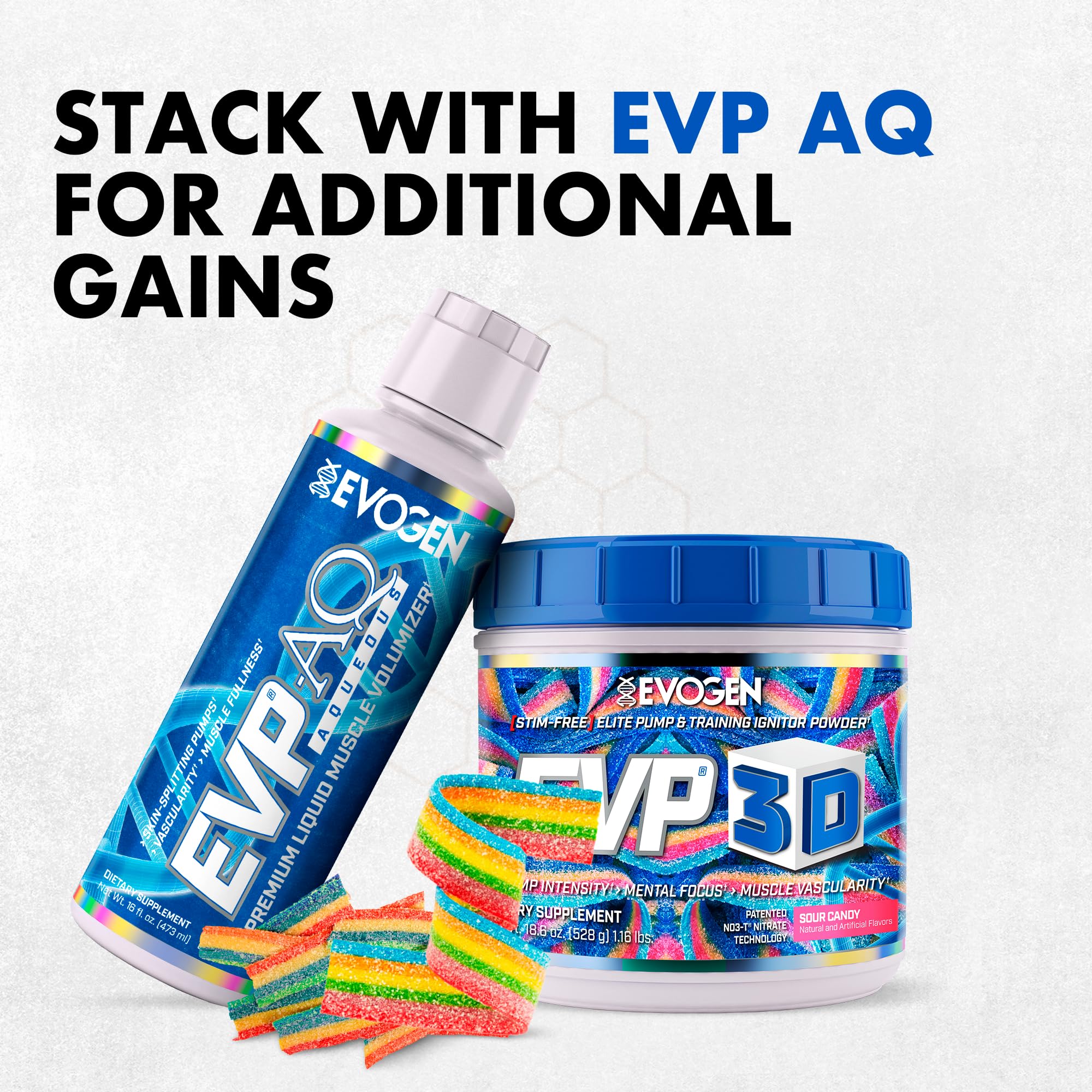 Evogen EVP 3D, enfoque mental sin estimulantes, mejora la concentración en sesiones largas.