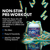 Evogen EVP 3D, ingredientes: arginina nitrato y L-citrulina, favorecen mayor flujo sanguíneo para vascularidad.