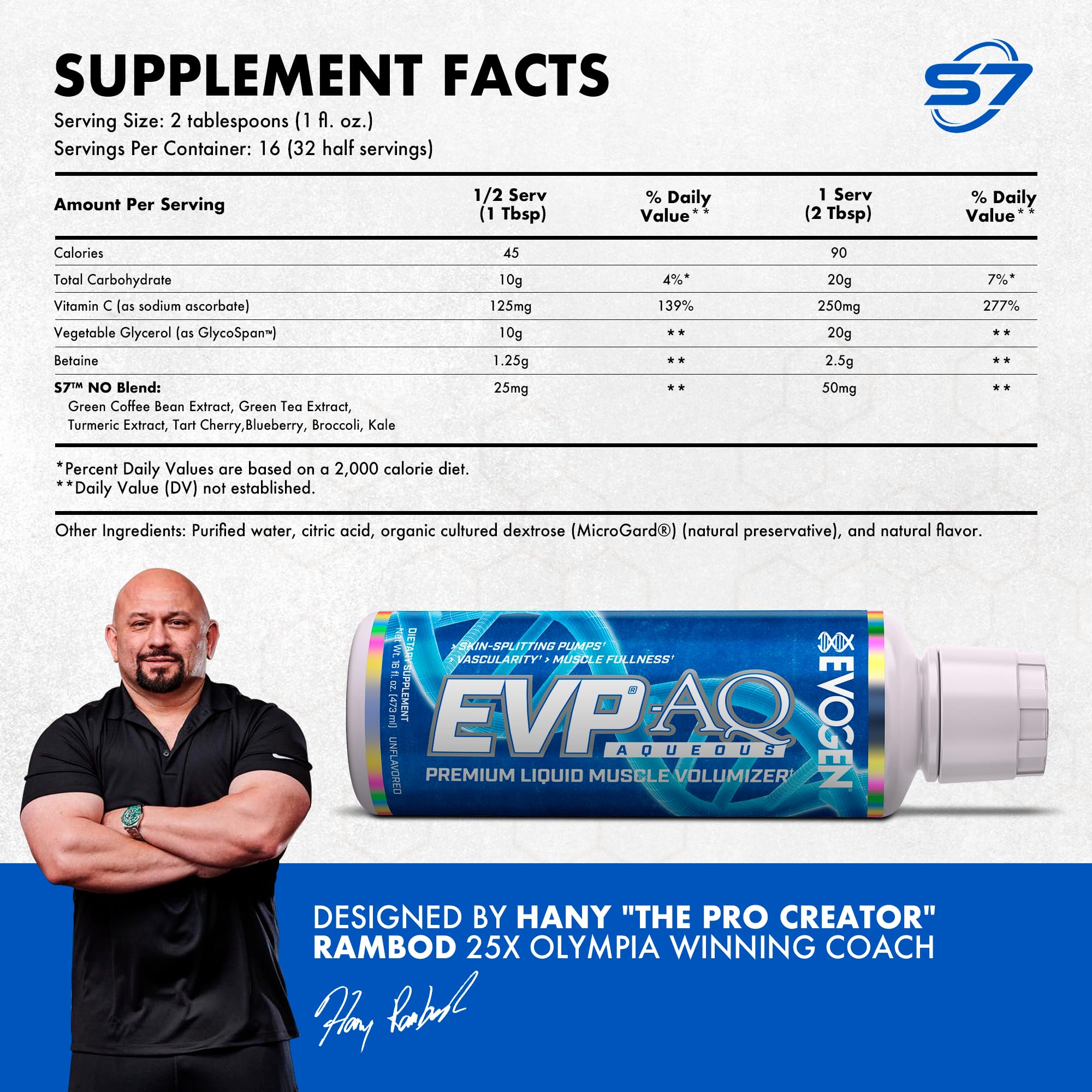 Evogen EVP-AQ: enfoque en bombeo muscular durante la sesión de entrenamiento