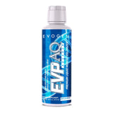 Evogen EVP-AQ: botella volcada para hidratación muscular durante el entrenamiento
