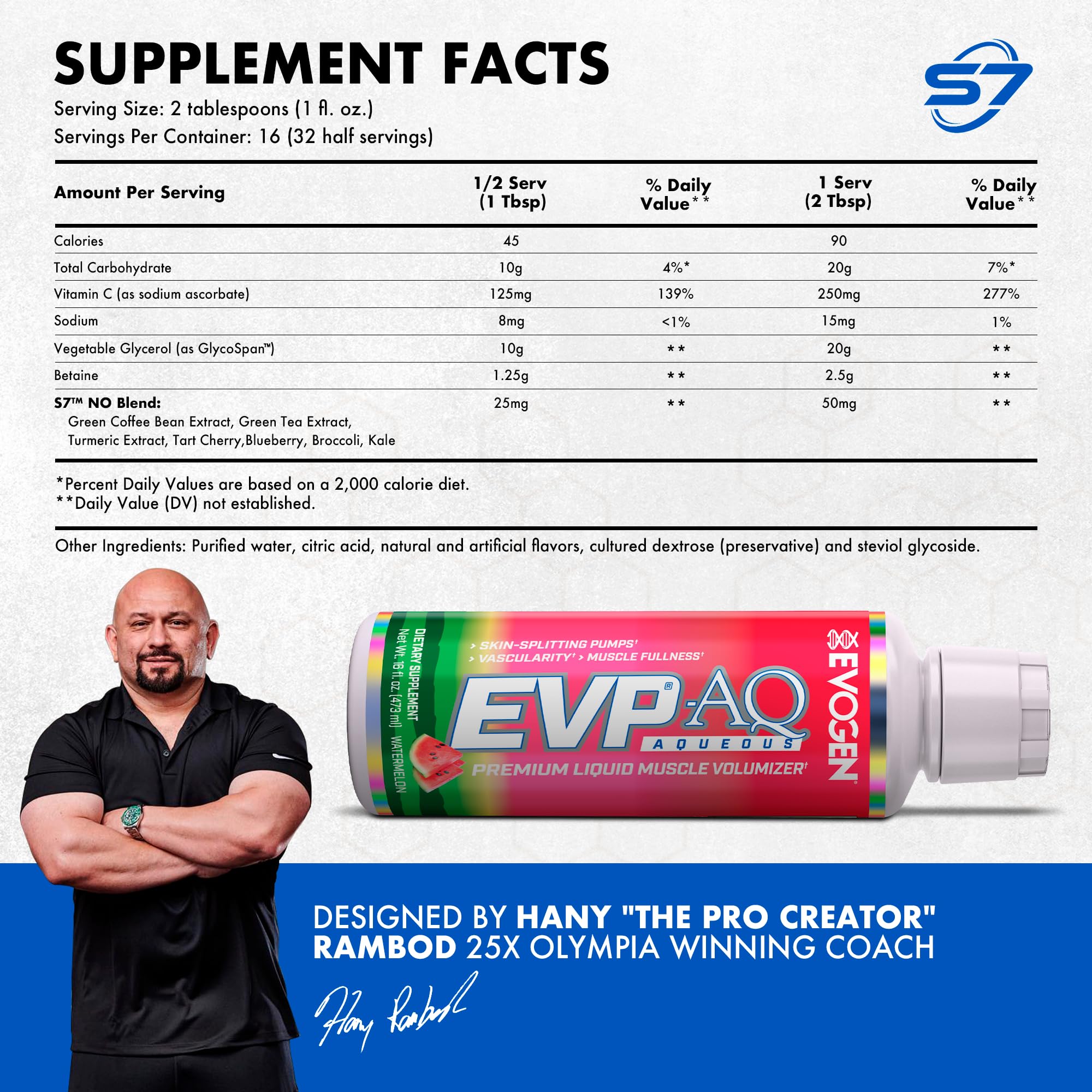 Evogen EVP AQ hidratación muscular: ayuda a mantener fluidos y entrenar con plenitud.