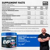 Evogen EVP 3D, cucharada-medición: disolución rápida para inicio de entrenamiento.