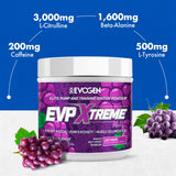 Evogen EVP Xtreme NO, cafeína natural para energía sostenida sin bajón.