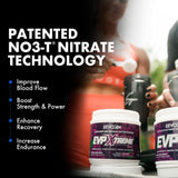 Evogen EVP Xtreme NO, creatina monohidrato para hidratación muscular sostenida.