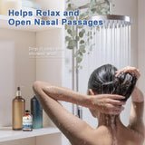 Momentos de meditación y masaje con aceite de eucalipto EVOKE OCCU.