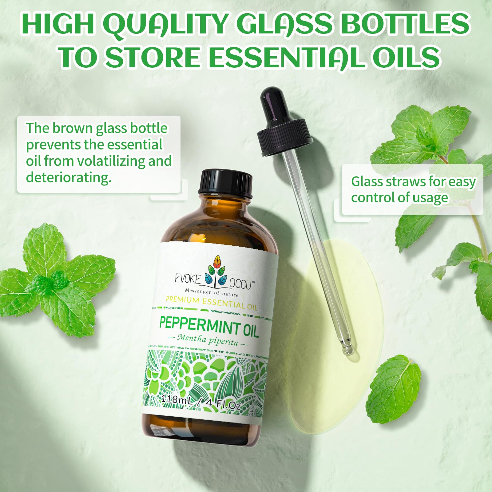 EVOKE OCCU Aceite puro y natural, opción versátil para difusiones y mezclas.