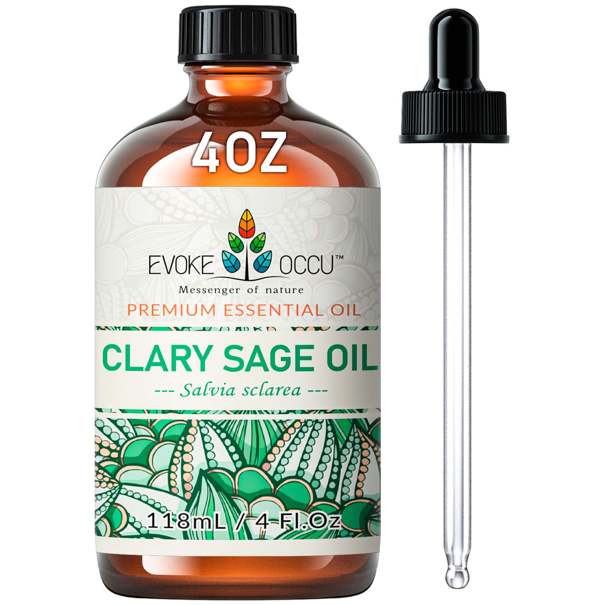 EVOKE OCCU Clary Sage: aceite en botella con aroma para relajación y uso versátil