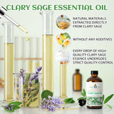 EVOKE OCCU Clary Sage: frasco ámbar protege el aceite y mantiene su calidad