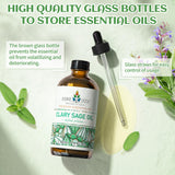EVOKE OCCU Clary Sage: gotero de vidrio para mezclar con aceites portadores