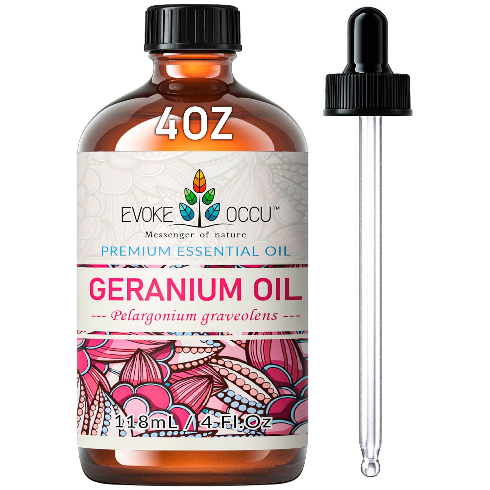 Aceite de geranio EVOKE OCCU para piel suave y humectada.