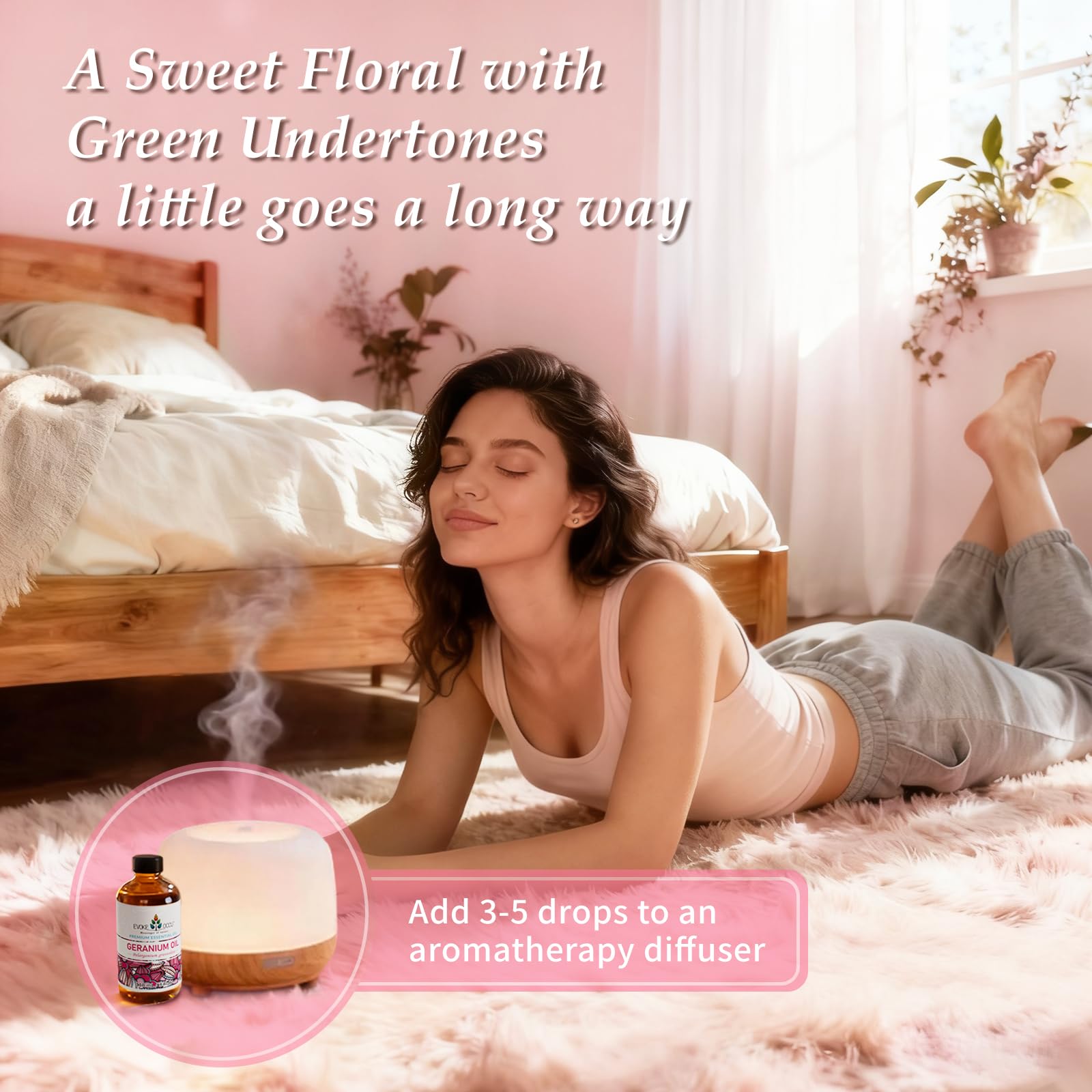 Aroma floral herbáceo EVOKE OCCU para difusores de ambiente.