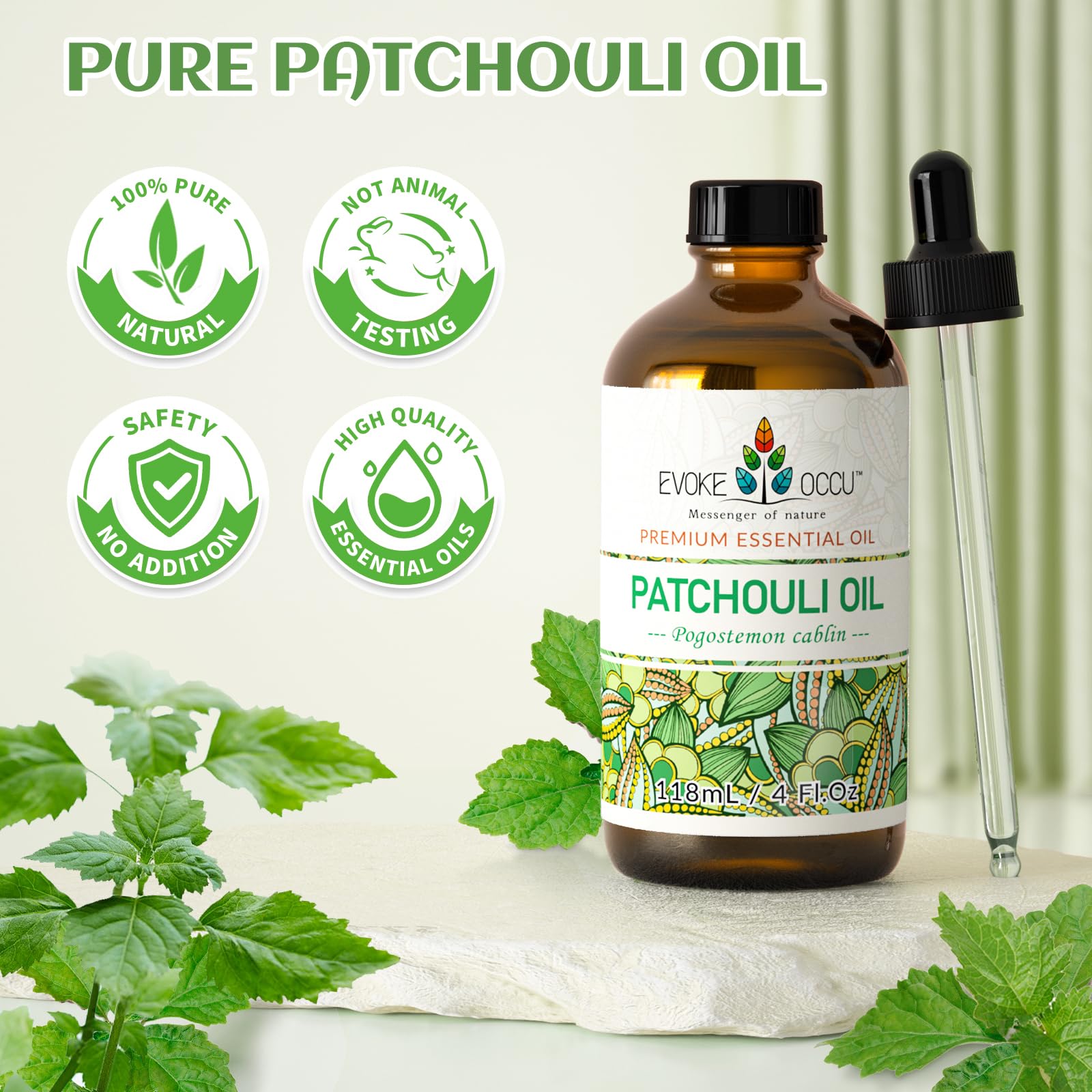 EVOKE OCCU Patchouli: limpieza del hogar con aroma terroso y calmante.