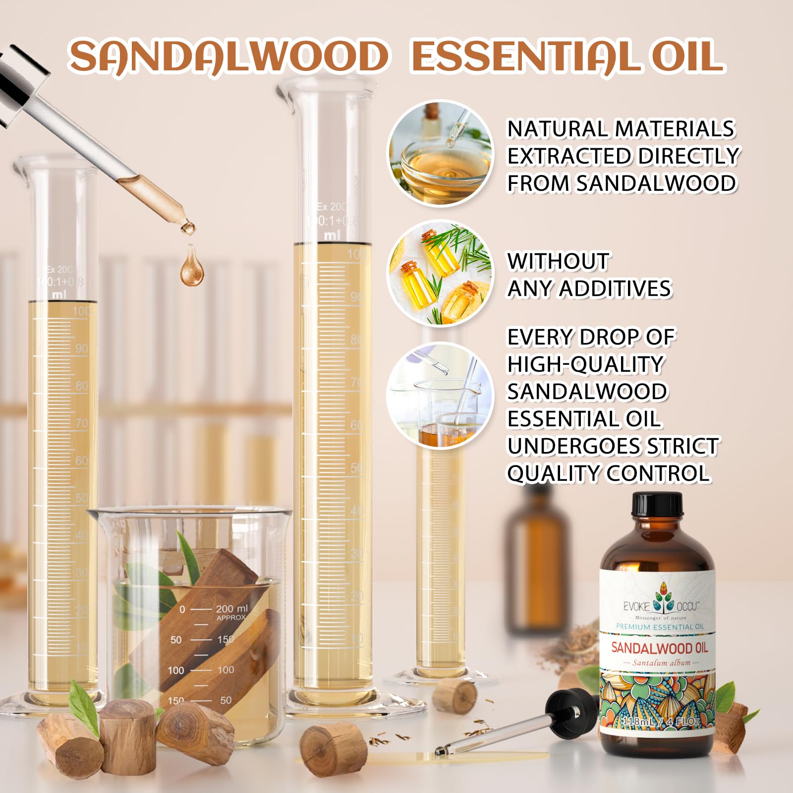EVOKE OCCU Sandalwood: perfume suave para momentos de relajación