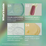 Evvy, ingredientes clave de probióticos para salud intestinal