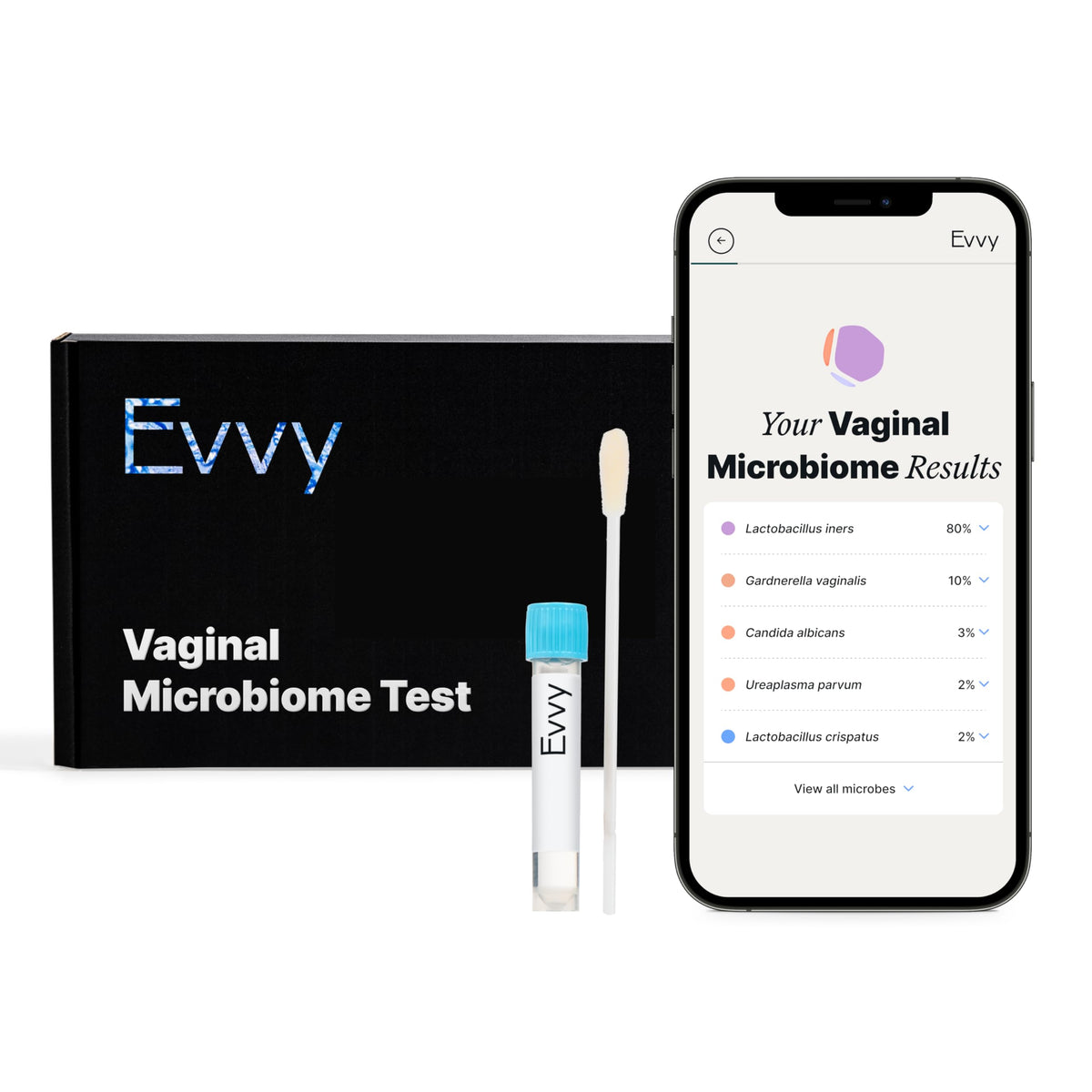 Evvy kit de muestra en casa para iniciar la salud vaginal con claridad